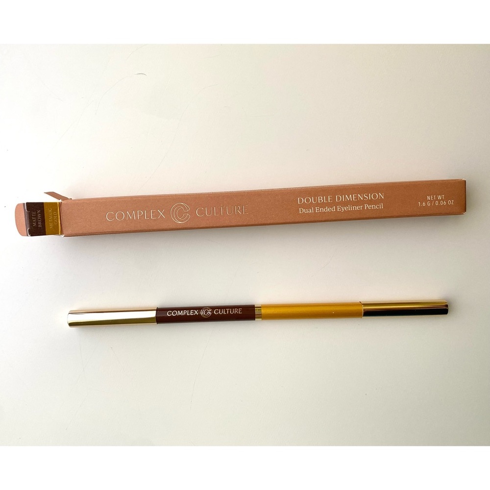 🥂 Complex Culture Double Dimension eyeliner in brown/gold